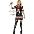 thumbnail image 2 of Funworld Ghost Face Jersey Dress Adult Costume | Large Female, 2 of 3