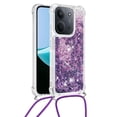 thumbnail image 1 of Funda FOXDOCK para Xiaomi Redmi 15C con Cuerda Ajustable, Brillo Líquido, Protección Antigolpes y Lente – Ideal para Regalo, 1 of 6