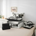 thumbnail image 6 of Manfei Movie Theater Theme 7-Piece Twin Bedding Sets,Cinema Bedding Comforter Set,Gray Filmstrip Sheet Sets For Girl,Microfiber Bedroom Decor Reversible, 6 of 8