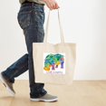 thumbnail image 4 of CafePress - Colorful LOVE A HIPPO Tote Bag - Unisex Canvas Tote Bag, Beige, 1-Piece, 4 of 7