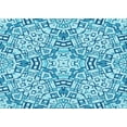 thumbnail image 1 of Ahgly Company Machine Washable Indoor Rectangle Transitional Blue Area Rugs, 2' x 4', 1 of 7