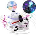 thumbnail image 2 of Top Ball Sea Puppy juguete eléctrico giratorio eléctrico Musical cantando perro juguete regalos de Navidad para amigos y niños, 2 of 7