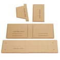 thumbnail image 3 of Dioche 4Pcs Acrylic Wallet Template DIY Hand‑Made Leather Short 3‑Fold Wallet Pattern Making,DIY Leather Wallet,Acrylic Wallet Template, 3 of 8