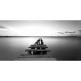 thumbnail image 3 of PhotoINC Studio 24x14 Black Modern Framed Museum Art Print Titled - Old pier, 3 of 5