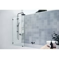 thumbnail image 5 of Glass Warehouse  58.25" x 31" Frameless Shower Bath Fixed Panel Oil Rubbed Bronze Oil Rubbed Bronze Finish, 5 of 5