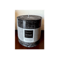thumbnail image 1 of Ensemble de 12 Bougies Piliers Noires Coulées à la Main, 1 of 1