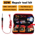 thumbnail image 4 of Victool 80W Soldering Iron Set w/Multimeter Adjustable Temperature Solder Iron Circuit Repair Tool US, 4 of 9