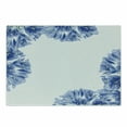thumbnail image 1 of Floral Cutting Board, Fresh Delicate Crocus Petals Border Springtime Gardening Plants, Decorative Tempered Glass Cutting and Serving Board, Small Size, Violet Blue Pale Green, by Ambesonne, 1 of 1