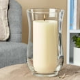 thumbnail image 3 of (2 pack) Mainstays Unscented Pillar Candle, 4x8 inches, Ivory, 3 of 6