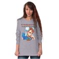 thumbnail image 4 of Chun Li Strong Feminist Girl Power Women's Long Sleeve T Shirt Brisco Brands S, 4 of 6