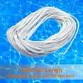thumbnail image 5 of FBULWSEC 120'ft Roll Swimming Pool Liner Bead Lock for above-Ground & In-Ground Swimming Pool Beaded Liners,White, 5 of 5