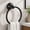 Matte Black, variant on Towel Ring for Bathroom Wall Mount, Brushed Nickel Hand Towel Holder, Bathroom Accessories, Modern Towel Rack, 1 Pack