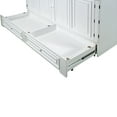 thumbnail image 6 of Mega Solutions Paradiseo Murphy Cabinet Chest Bed with Charging Station 8 Inch, Queen (White), 6 of 7