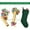 Green, variant on HCBY Large Knitted Christmas Stockings, Non-Woven Fabric for Wall Decor, Fireplace Mantel, Holds Candy, Cards & Small Gifts(Gray,8.66x18.11x5.51in)