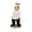 D, variant on White Chef Figurine Desktop Collectible Statue Resin Kitchen Home Countertop Table Decoration for Country Cottage Decor