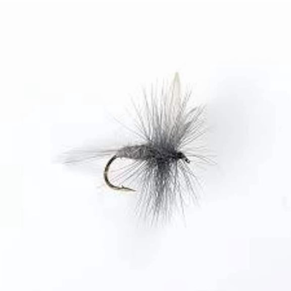 Fishing Flies, Trout Flies - 5 Blue Dunn Fishing Flies, Dry Flies - Sizes 10, 12, 14, 16, 18 - Gifts for Men