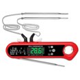 thumbnail image 2 of Termómetro para alimentos Sonda de acero inoxidable LCD Lectura instantánea digital Alta precisión Fodable Reloj de sobretemperatura Sondas de calibre de temperatura Inevent HA010430-02B, 2 of 7
