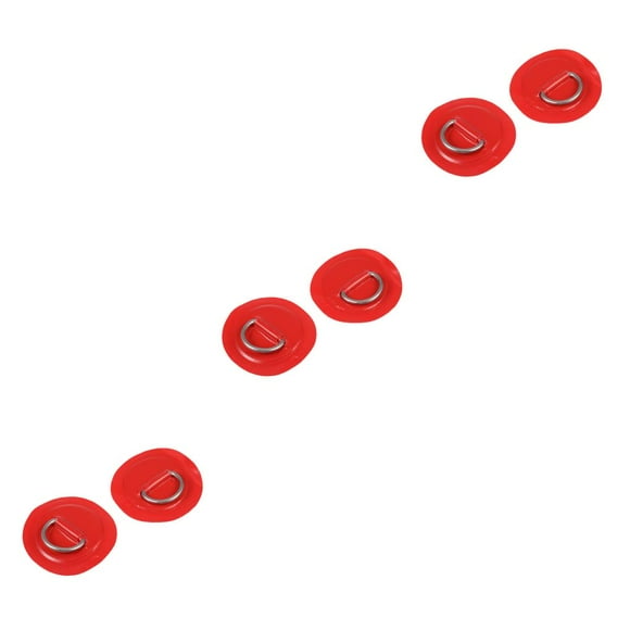 Sonducket 2 uds D anillo hebilla parche componente modificado agua deporte barco puntos de flejado superficie canoa Kayak cuerda hebillas parches rojo Type1 NO1 Sonducket CBP499480