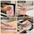 thumbnail image 5 of 4 Pcs Funny Kitchen Towels,Red Strawberry Plants Fruit Microfiber Dish Towels,Kitchen Tea Towels,Kitchen Towel Set (18" X 26"), 5 of 7