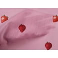 thumbnail image 4 of oneOone Tissu Popeline de Coton Motif Fraise, 56 Pouces de Large, 4 of 4