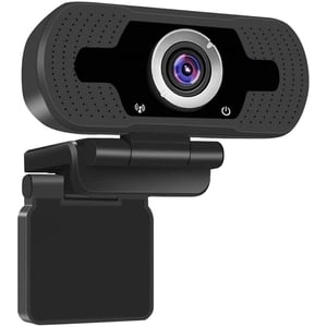 1080P Webcam avec Microphone, PC Ordinateur de bureau USB Webcams pour l'appel vidéo, la conférence, le streaming, l'enregistrement, Skype, Plug and Play, Wide Angle