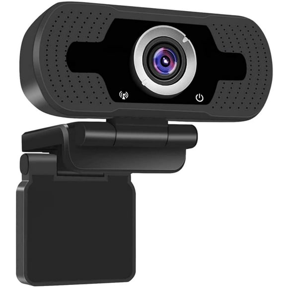1080P Webcam with Microphone, PC Desktop Laptop USB Webcams for Video Calling, Conferencing, Streaming, Recording, Skype, Plug and Play, Wide Angle