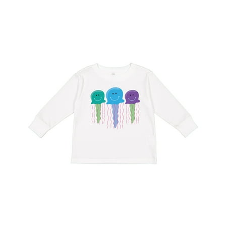 

Inktastic Jellyfish Jellies Sea Creatures Gift Toddler Boy or Toddler Girl Long Sleeve T-Shirt