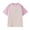 Pink, variant on Graphic Tees for Women Raglan Short Sleeve Tee for Women Relaxed Fit Round Neck Summer Casualwear Lightweight Everyday for Women’s T-Shirts Gray XL