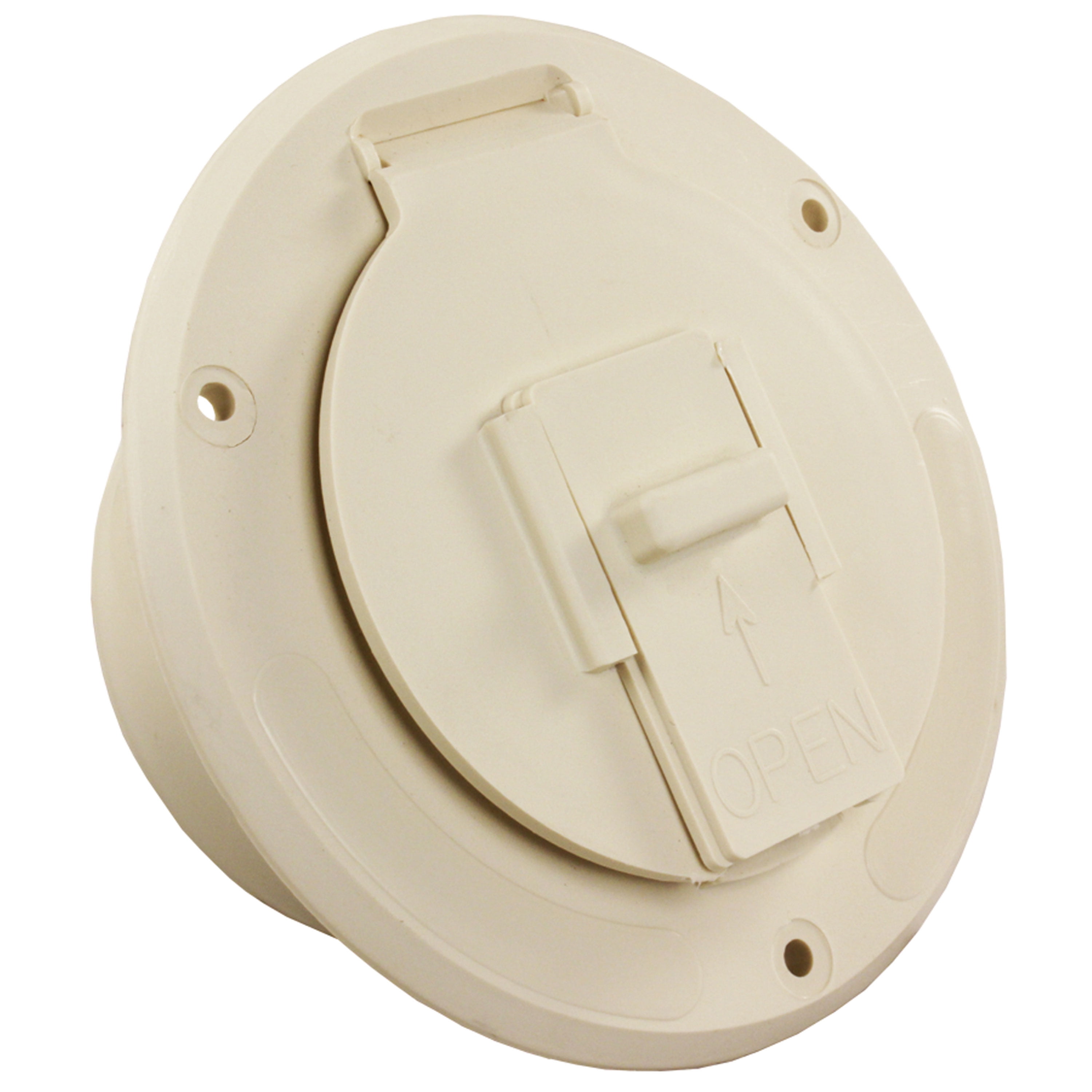 JR Products S2314A Economy Round Electrical Cable Hatch Colonial