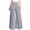 #01Gray, variant on Wide Leg Palazzo Pants - Women's High Waisted Flow Dress Pants Plus Size Business Trousers Brown 2XL