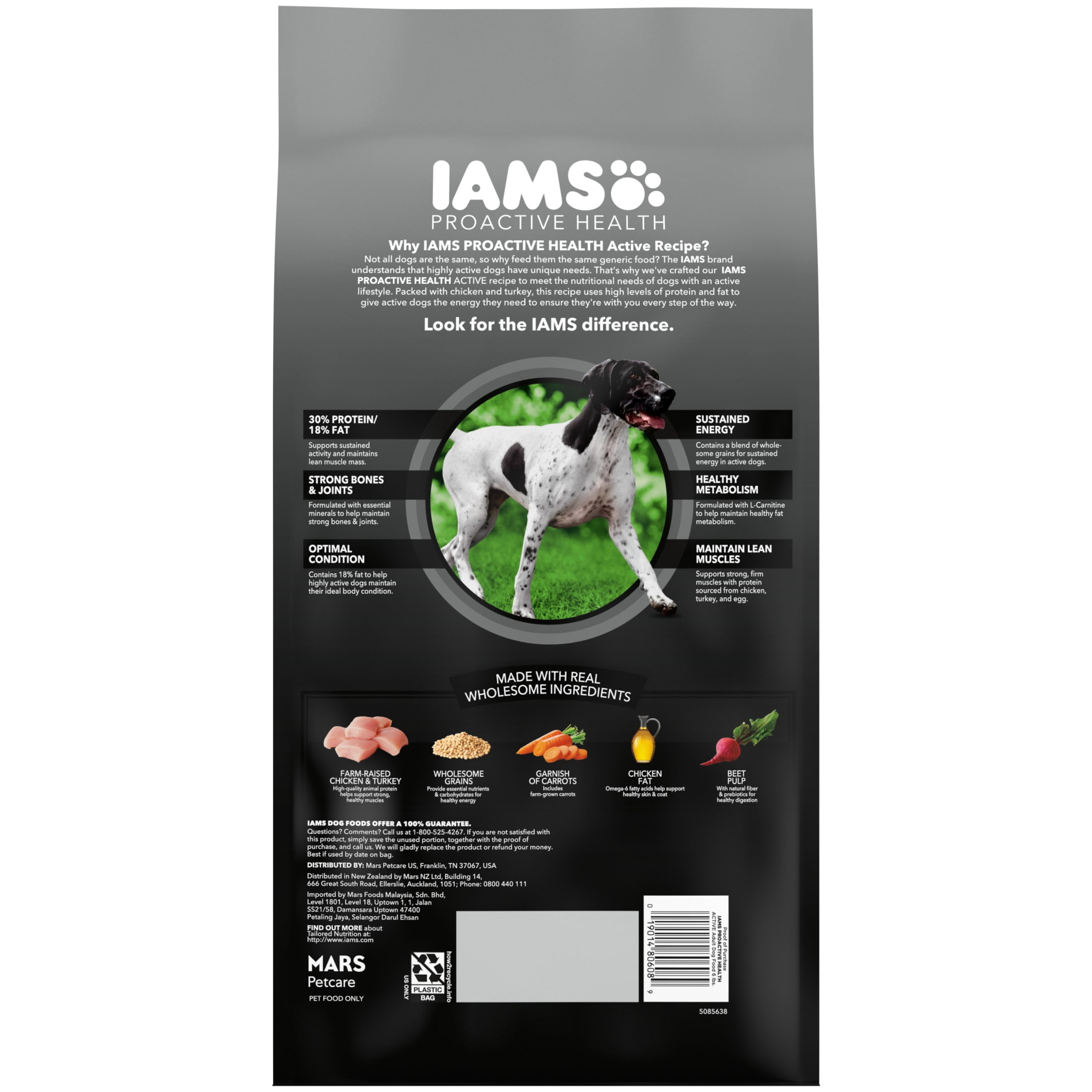 Iams Proactive Health Chicken And Turkey Dry Dog Food, 6 Lb Bag