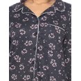 thumbnail image 5 of Casual Nights Women's Long Sleeve Rayon Button Down Pajama Set, 5 of 5