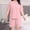 Pink, variant on Ayolanni Womens Pajamas Sets Short Sleeve Plus Size Solid Tops and Shorts 2 Piece Loungewear Black Daily Lounge Sets XXL