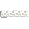 thumbnail image 2 of Floral Fabric by the Yard Upholstery, Monochrome Background with Hand-Drawn Sketched Hydrangea Flowers Bouquet, Decorative Fabric for DIY and Home Accents, Dark Brown and White by Ambesonne, 2 of 4