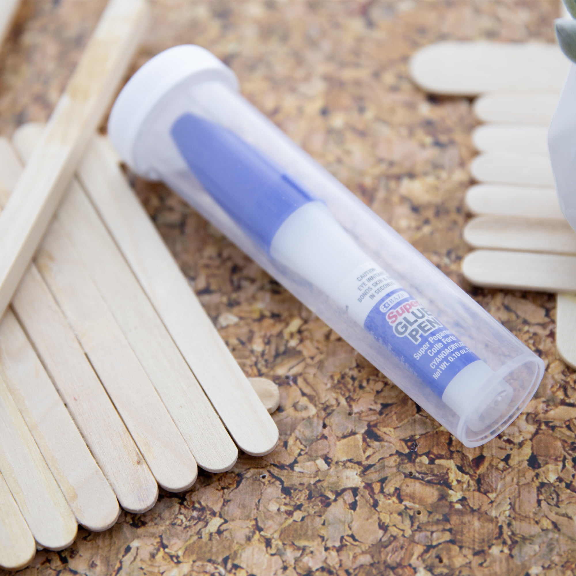 BAZIC Super Glue Pen Precision Tip Applicator 3g/0.10Oz Adhesive Fluid, 24-Pack