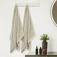thumbnail image 4 of REGALWOVEN Cotton Bath Towels, 2 Pack Thick Soft Bathroom Towels Set Quick Drying Towels for Bathroom Khaki 28' x 56', 4 of 8