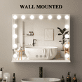 thumbnail image 6 of 31.5inch Hollywood Vanity Mirror with Lights for Bathroom/Bedroom (White), 6 of 8