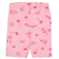 thumbnail image 4 of Barbie Girls 2-Pack Shorts Set - Vibrant Tropical, Skate & Scooter Graphics Shorts for Kids (Size 2T-14), 4 of 9