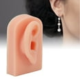 thumbnail image 4 of Fake Ear Model, Soft Silicone Human Ear Model Right Ear Flexible Multi Purpose  For Earrings Display For Acupuncture Practical Training Light Complexion,Dark Complexion,Brown, 4 of 8