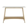 thumbnail image 3 of Madison Park Table Console Parker avec Finition Blanche et Naturelle MP120-1065, 3 of 4
