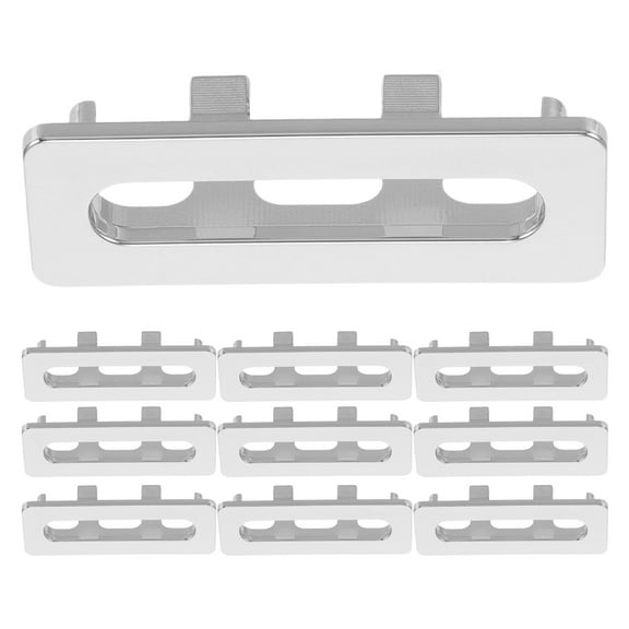 10pcs Bathroom Sink Overflow Caps Drain Covers Plastic Hole Covers