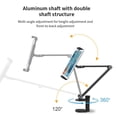 thumbnail image 4 of Abrazadera De Mesa Soporte Para Teléfono Abrazadera De Mesa De Metal Giratoria Ajustable Soporte Para Teléfono Methold EL013225-00, 4 of 5