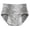 Grey, variant on Krdevn Women Solid Mid Rise Period Bikini Underwear Extended Side 4 Layer Absorbent Leak Proof Cotton Breathable Reusable Menstrual Daily Panties Multi Pack Size:2XL