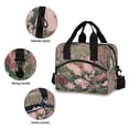 thumbnail image 5 of Insulated Crossbody Lunch Bag 10L Lunch Tote with Adjustable Shoulder Strap for Work Office Picnic Delicate Butterfly, 5 of 6
