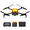 Yellow, variant on SKYROVER X1/Mini Pro Drone Combo with 3 Batteries, 4K Camera 8K/60fps Vertical, 3-Axis Gimbal, SmartGo Shots, 50000ft Transmission, 360°Obstacle Sensing, 96-Min Flight Time, Yellow