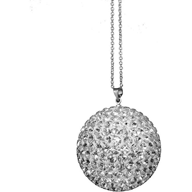Bling Car Decor Bola de cristal para espejo retrovisor de coche, adorno colgante de diamantes de imitación, accesorios de coche para mujeres, adorno de bola de cristal para atrapar el sol JM