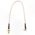 thumbnail image 1 of RF Adapter Cable, Male to Female Low Loss Pigtail Connector, 21cm Length RG316 Coaxial Cable, 1 of 5