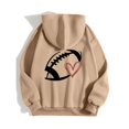 thumbnail image 4 of WEAIXIMIUNG Sweat à Capuche Zippé pour Femmes, Manches Longues, Imprimé Graphique, Léger, Pull de Football, 4 of 4
