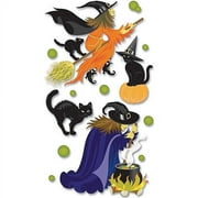 Jolee's Halloween Stickers, Witches and Cats