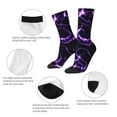 thumbnail image 3 of Rateoe Galaxy Lightning for Women Casual Calf Socks - Cute Crew Socks - Thin Soft Above Ankle Socks Size 5-11, 3 of 6